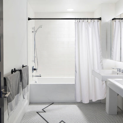 Anelli per tenda da doccia in zinco antiruggine Utopia Alley per bagno, set da 12