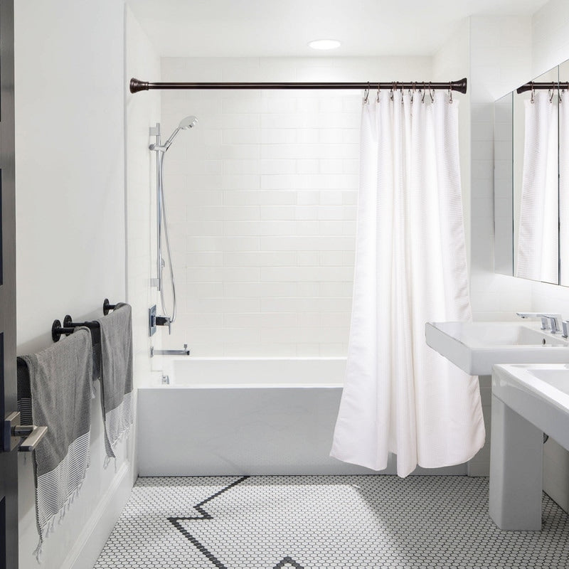 Anelli per tenda da doccia in zinco antiruggine Utopia Alley per bagno, set da 12