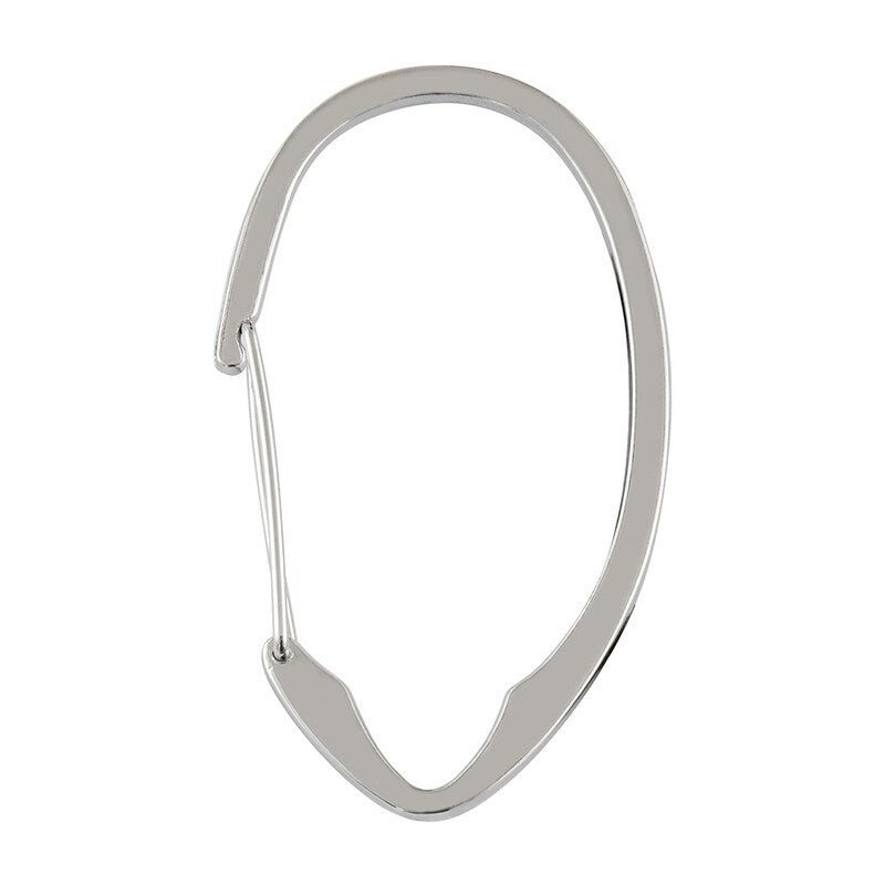 Anelli per tenda da doccia in zinco antiruggine Utopia Alley per bagno, set da 12