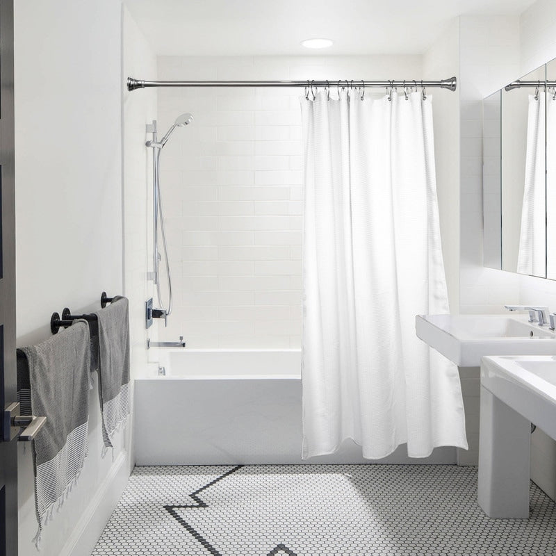 Anelli per tenda da doccia in zinco antiruggine Utopia Alley per bagno, set da 12