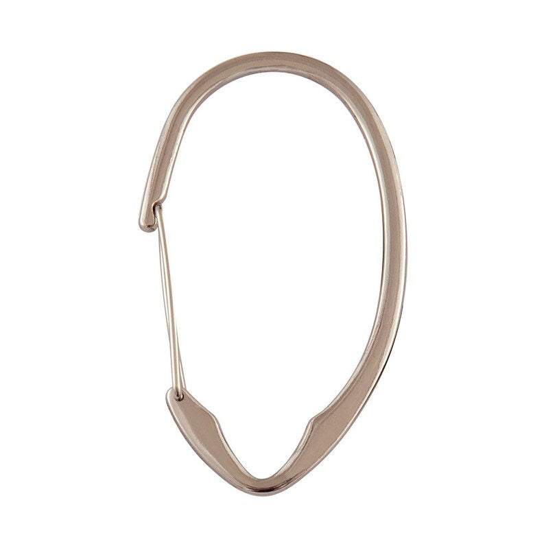 Anelli per tenda da doccia in zinco antiruggine Utopia Alley per bagno, set da 12