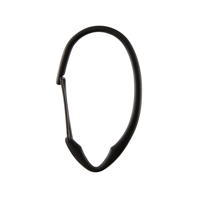 Anelli per tenda da doccia in zinco antiruggine Utopia Alley per bagno, set da 12