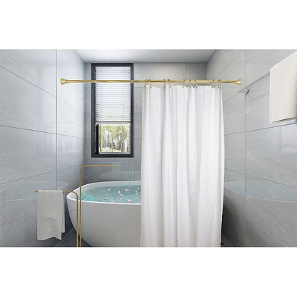 Ganci per doccia Utopia Alley - Anelli doppi per tenda da doccia per bagno - Ganci per tenda da doccia resistenti alla ruggine - Set da 12, oro