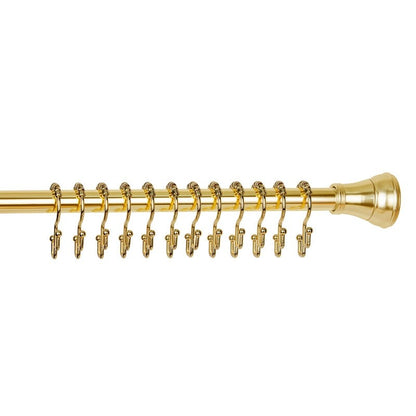 Ganci per doccia Utopia Alley - Anelli doppi per tenda da doccia per bagno - Ganci per tenda da doccia resistenti alla ruggine - Set da 12, oro