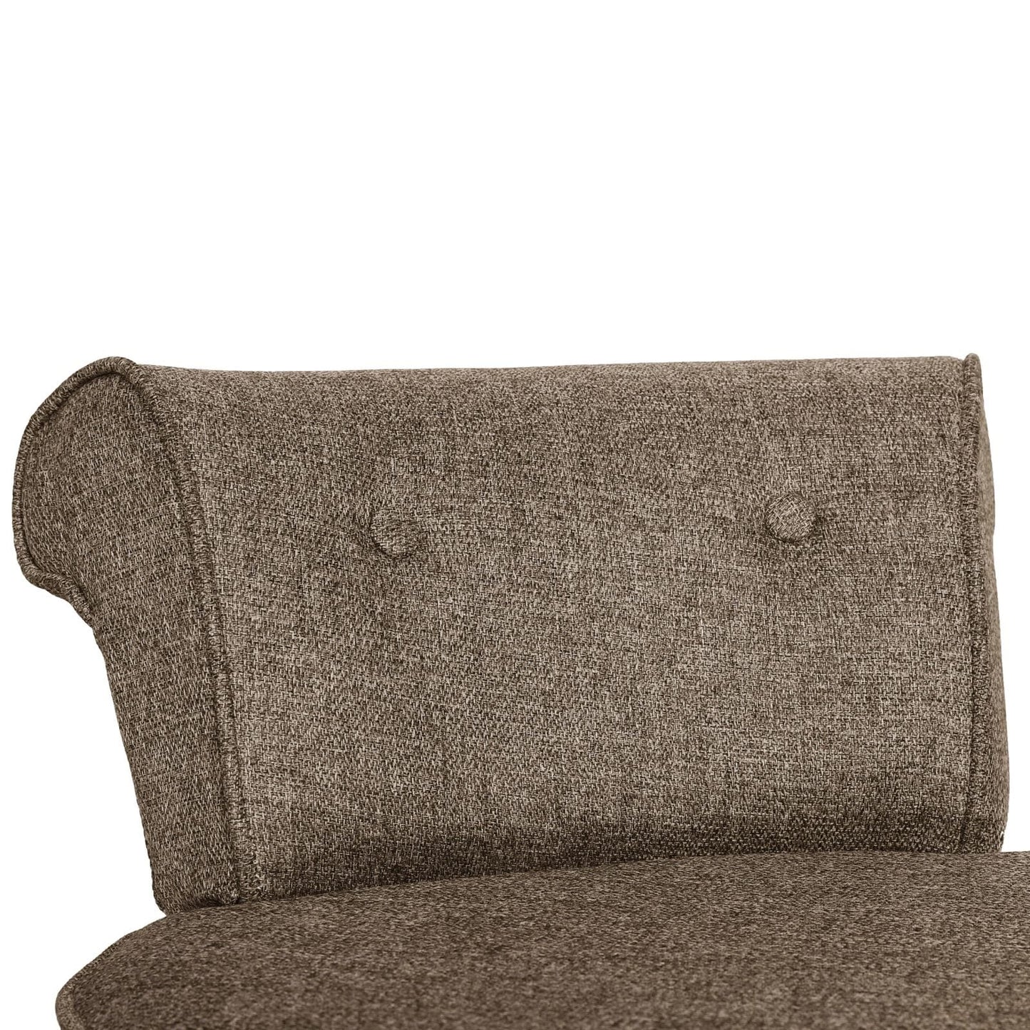 Sedia da trucco VEIKOUS con schienale basso e gambe in legno - 17,3 x 15,7 x 25,1