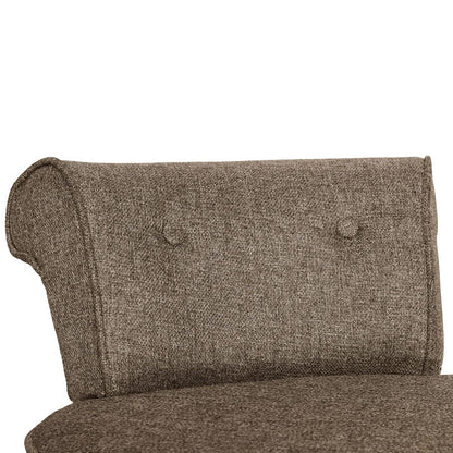 Sedia da trucco VEIKOUS con schienale basso e gambe in legno - 17,3 x 15,7 x 25,1