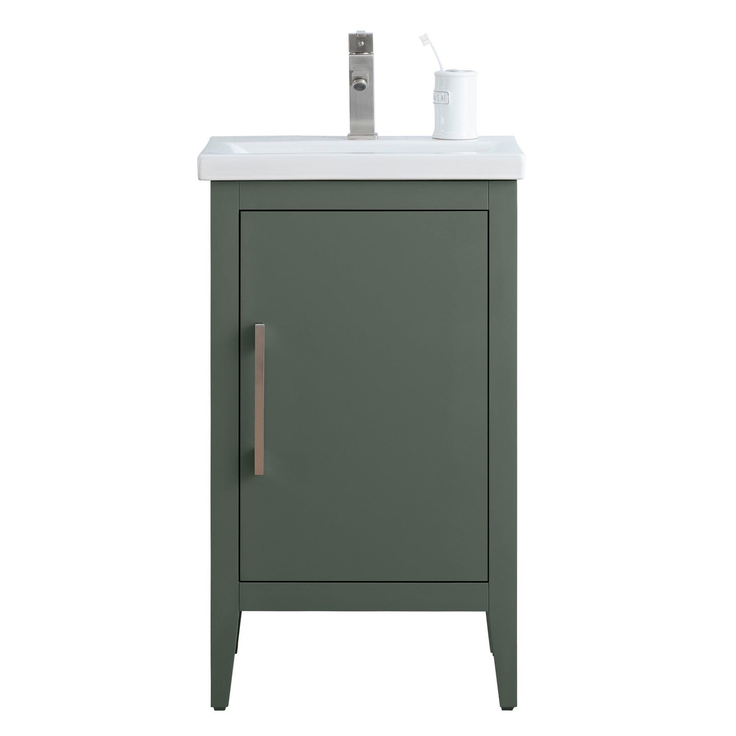 Mobiletto per lavabo da bagno Vanity Art 20 o 24 o 30 con piano in ceramica