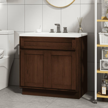 Mobiletto per lavabo da bagno Vanity Art da 36 pollici con lavabo singolo