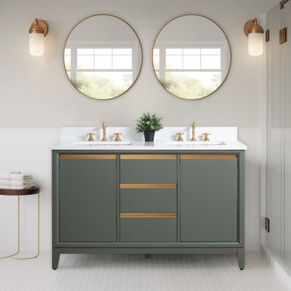 Mobile bagno Vanity Art con lavabo in ceramica e piano in marmo ingegnerizzato