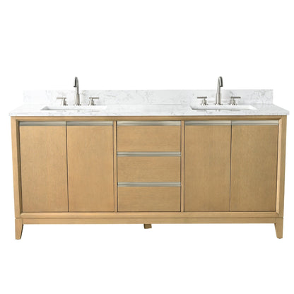 Mobile bagno Vanity Art con lavabo in ceramica e piano in marmo ingegnerizzato