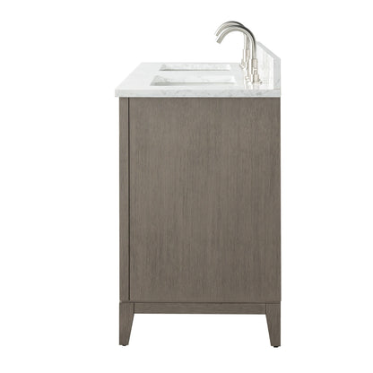 Mobile bagno Vanity Art con lavabo in ceramica e piano in marmo ingegnerizzato