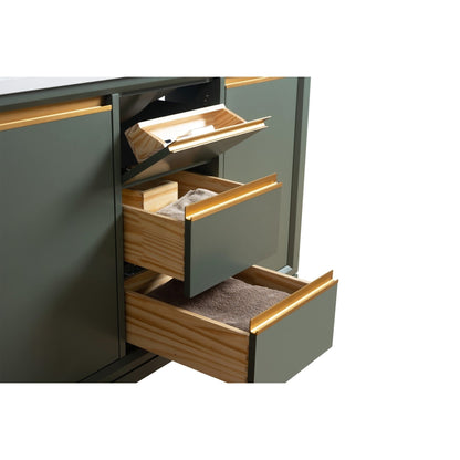 Mobile bagno Vanity Art con lavabo in ceramica e piano in marmo ingegnerizzato