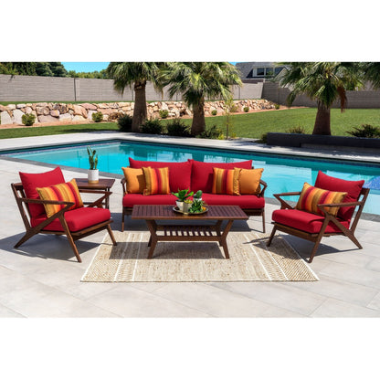 Set di 5 posti a sedere per esterni Vaughn Sunbrella