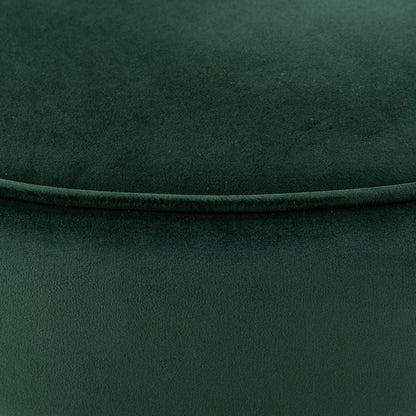 Poltrona girevole a 360° in velluto con cuscino di seduta, poltrona imbottita a botte con base in acciaio inossidabile, sedia da soggiorno