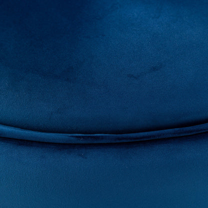 Poltrona girevole a 360° in velluto con cuscino di seduta, poltrona imbottita a botte con base in acciaio inossidabile, sedia da soggiorno