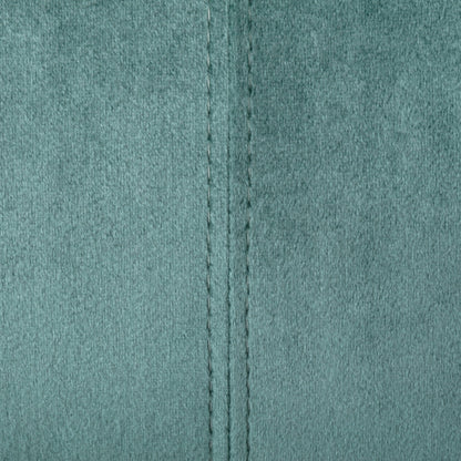 Divano a 3 posti in velluto con cuciture a canale e gambe in metallo