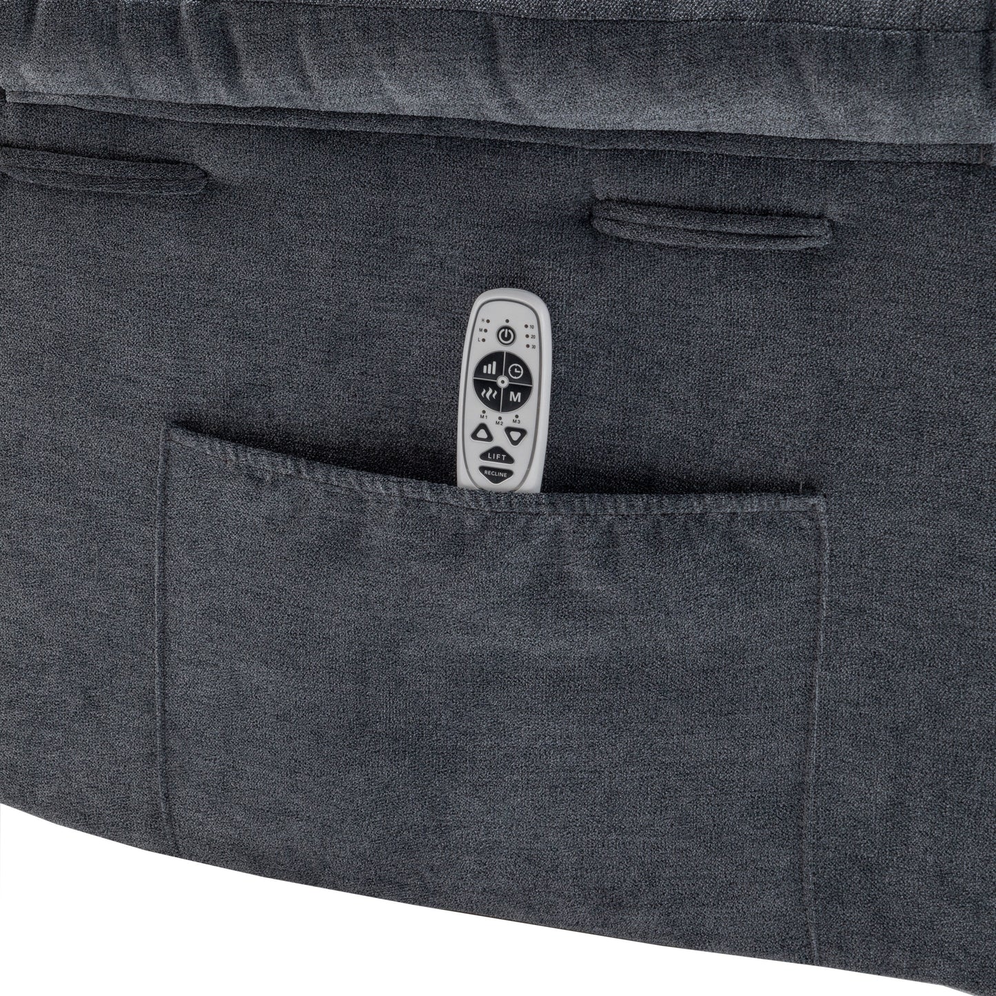 Poltrona reclinabile Velvet Power con sistema di massaggio e riscaldamento