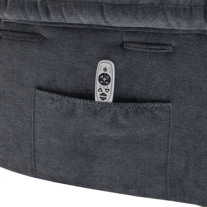 Poltrona reclinabile Velvet Power con sistema di massaggio e riscaldamento