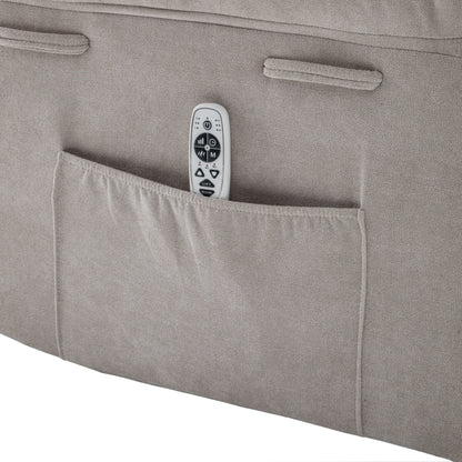 Poltrona reclinabile Velvet Power con sistema di massaggio e riscaldamento