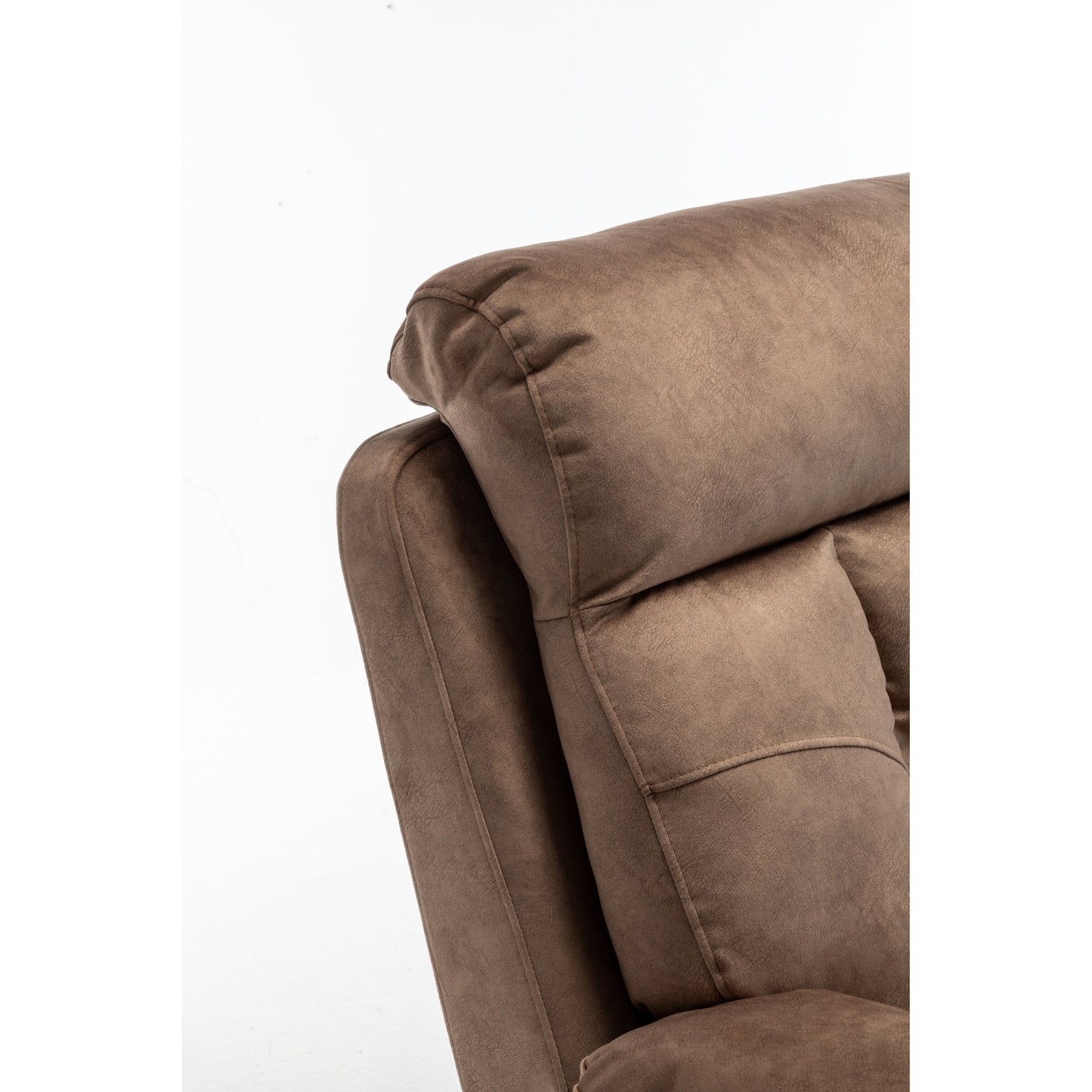 Poltrona reclinabile elettrica Velvet Wide con riscaldamento, massaggio e motore silenzioso