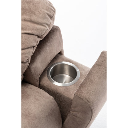 Poltrona reclinabile elettrica Velvet Wide con riscaldamento, massaggio e motore silenzioso