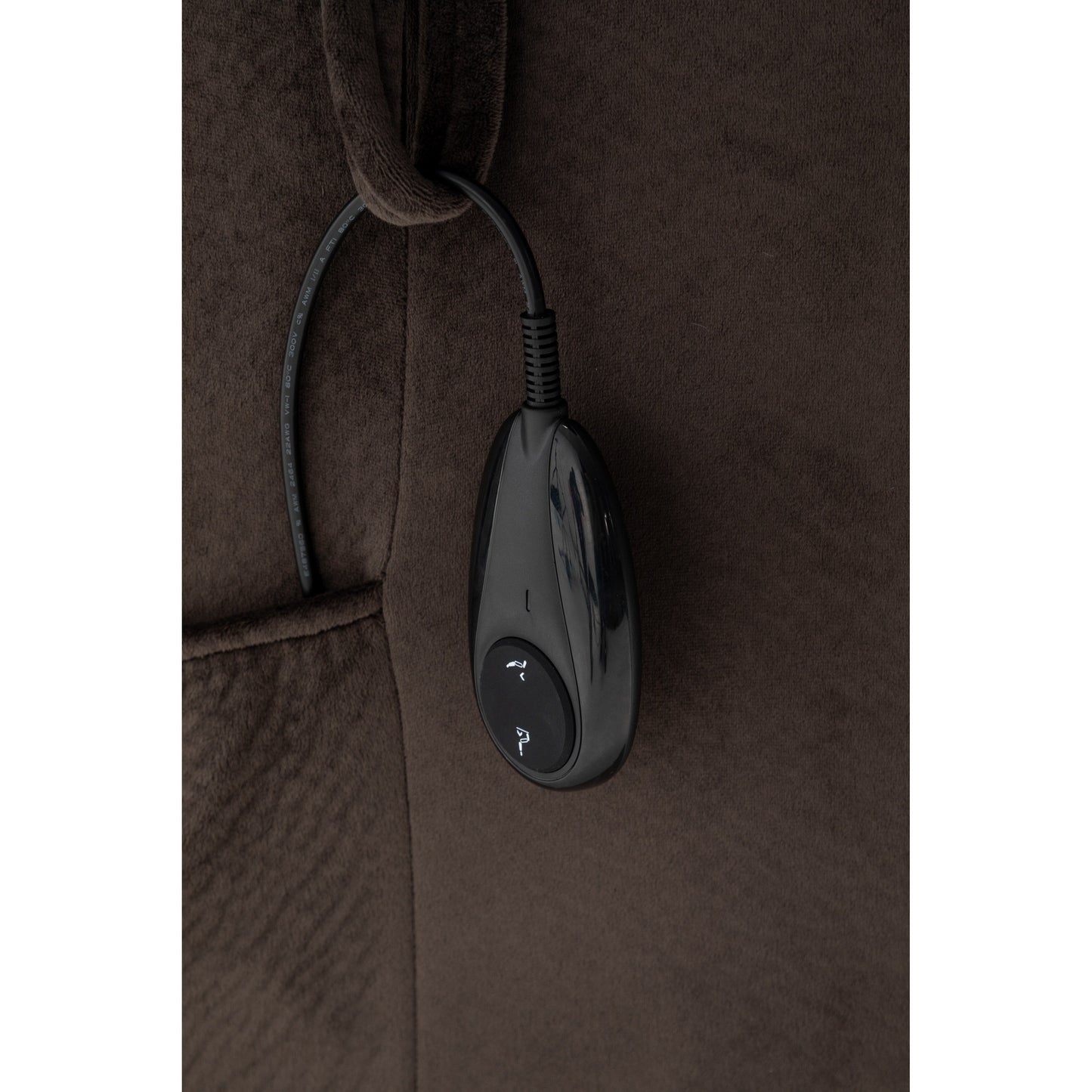 Poltrona reclinabile elettrica Velvet Wide con riscaldamento, massaggio e motore OKIN silenzioso