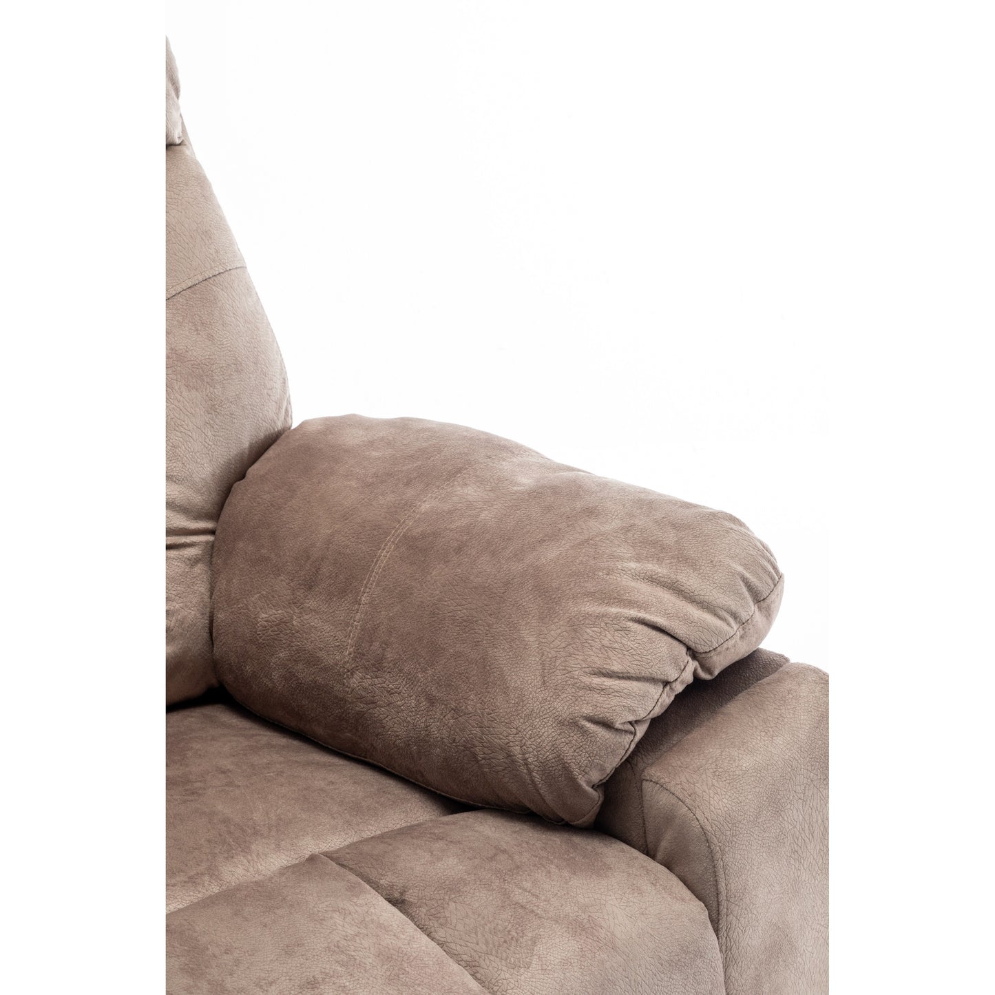 Poltrona reclinabile elettrica Velvet Wide con riscaldamento, massaggio e motore OKIN silenzioso