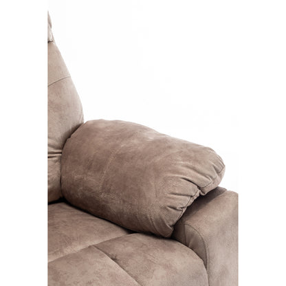 Poltrona reclinabile elettrica Velvet Wide con riscaldamento, massaggio e motore OKIN silenzioso