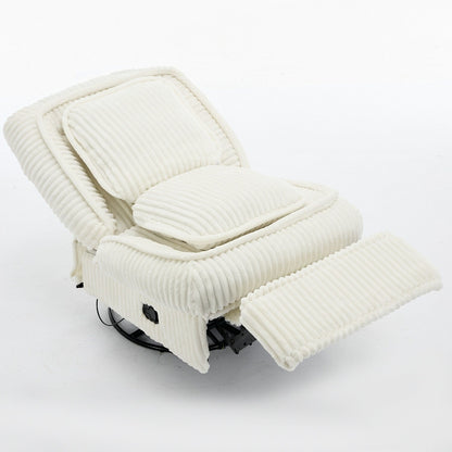 Divano reclinabile versatile in velluto a coste per relax e comfort