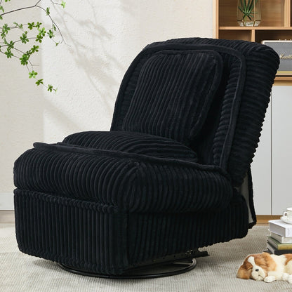 Divano reclinabile versatile in velluto a coste per relax e comfort