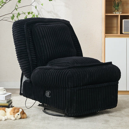 Divano reclinabile versatile in velluto a coste per relax e comfort