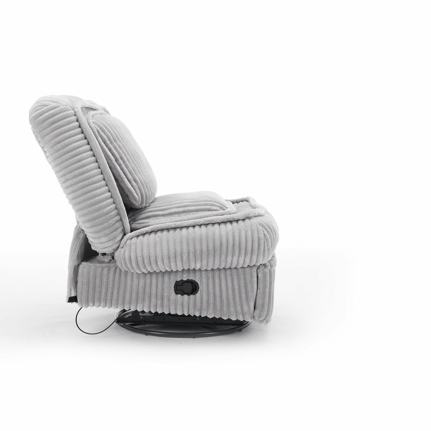 Divano reclinabile versatile in velluto a coste per relax e comfort