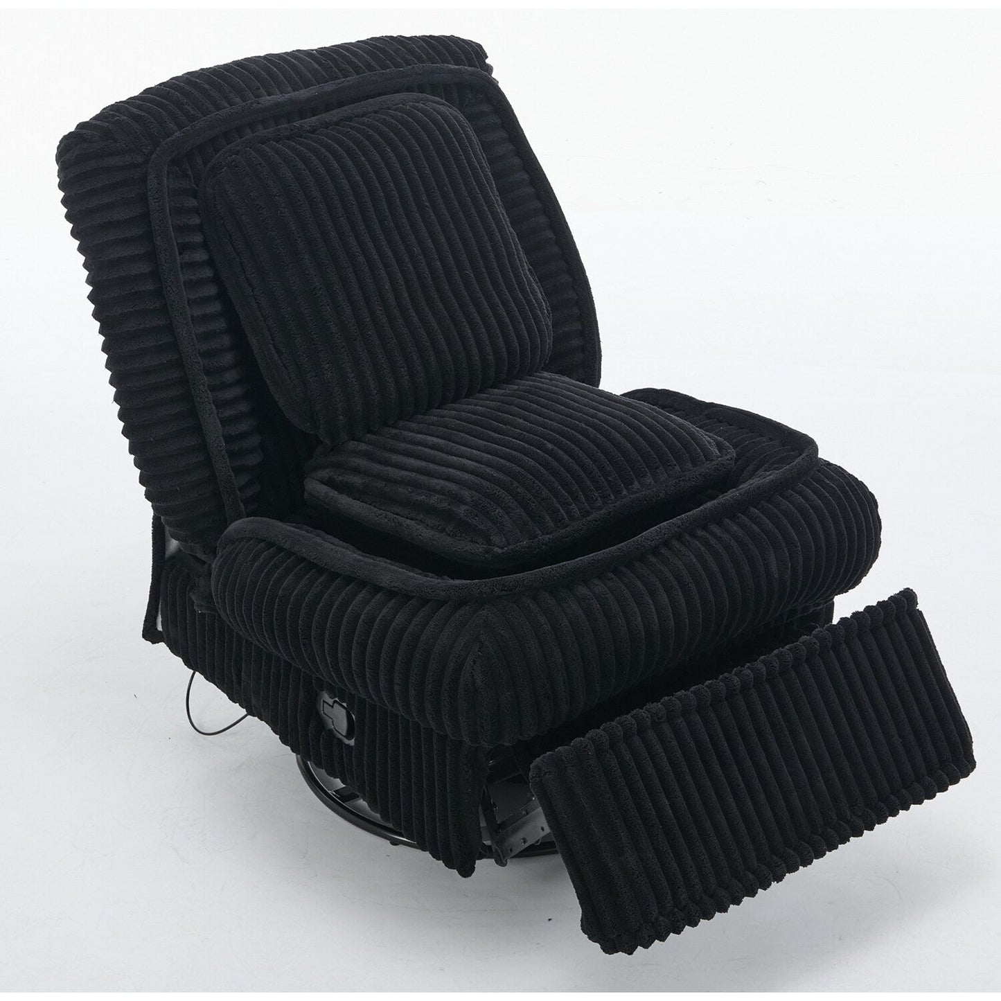 Divano reclinabile versatile in velluto a coste per relax e comfort