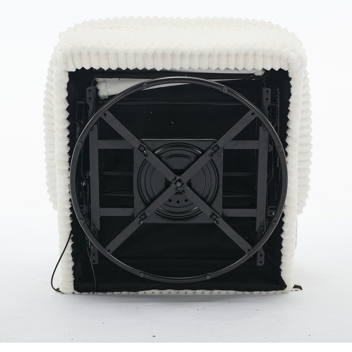 Divano reclinabile versatile in velluto a coste per relax e comfort