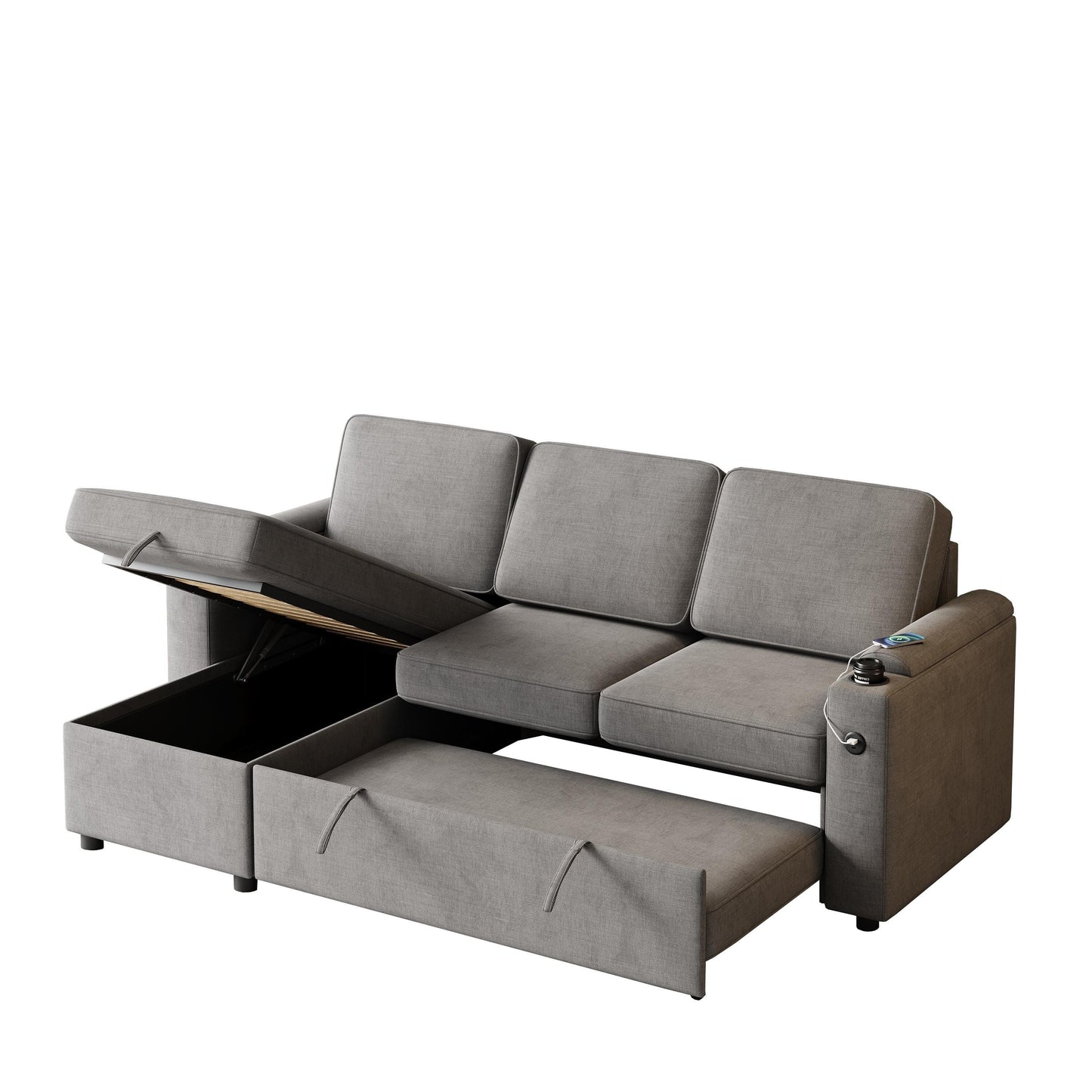 Divano letto versatile - Ideale per soggiorni e camere degli ospiti