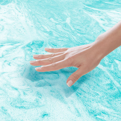 Materasso in memory foam Vibe Heather Grey 8 Gel in una scatola, confezione ultra piccola