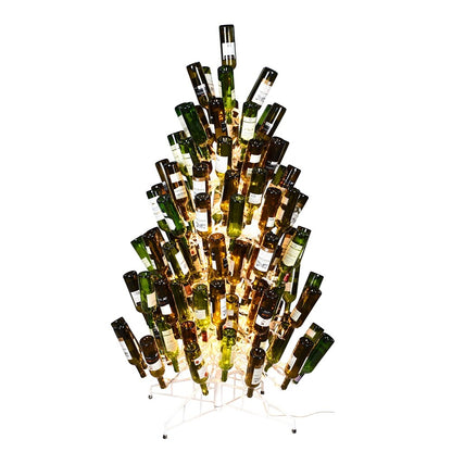 Bottiglia di vino bianco artificiale Vickerman 6,5' x 46 DuraL 600CL. Contiene 121 bottiglie.