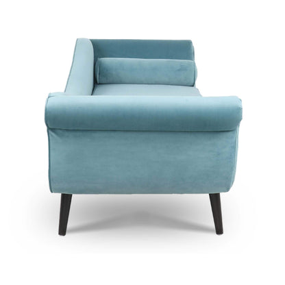 Chaise longue vintage con braccioli a spirale di Christopher Knight Home