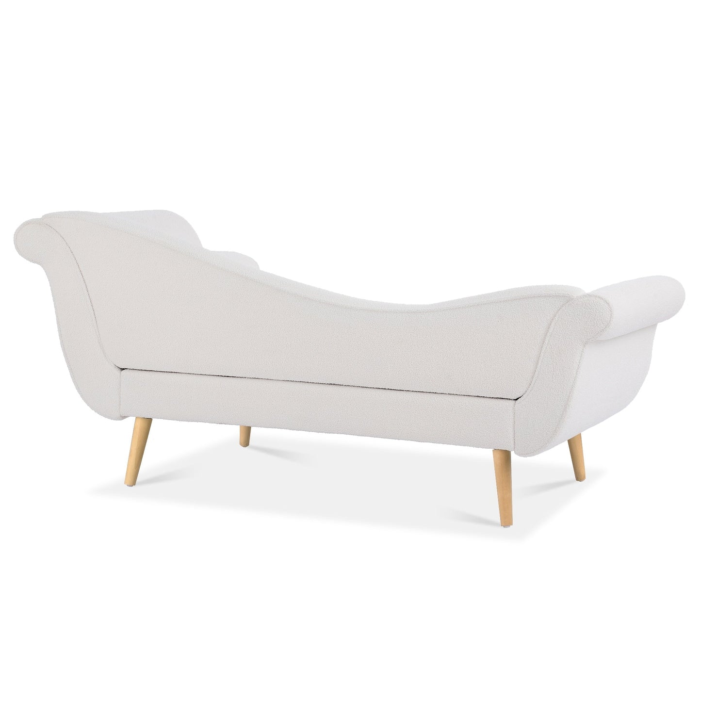 Chaise longue vintage con braccioli a spirale di Christopher Knight Home
