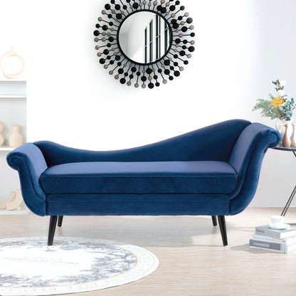 Chaise longue vintage con braccioli a spirale di Christopher Knight Home