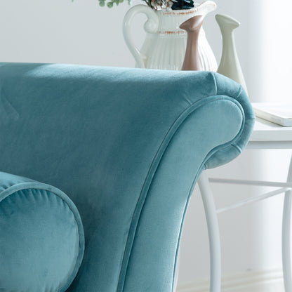 Chaise longue vintage con braccioli a spirale di Christopher Knight Home