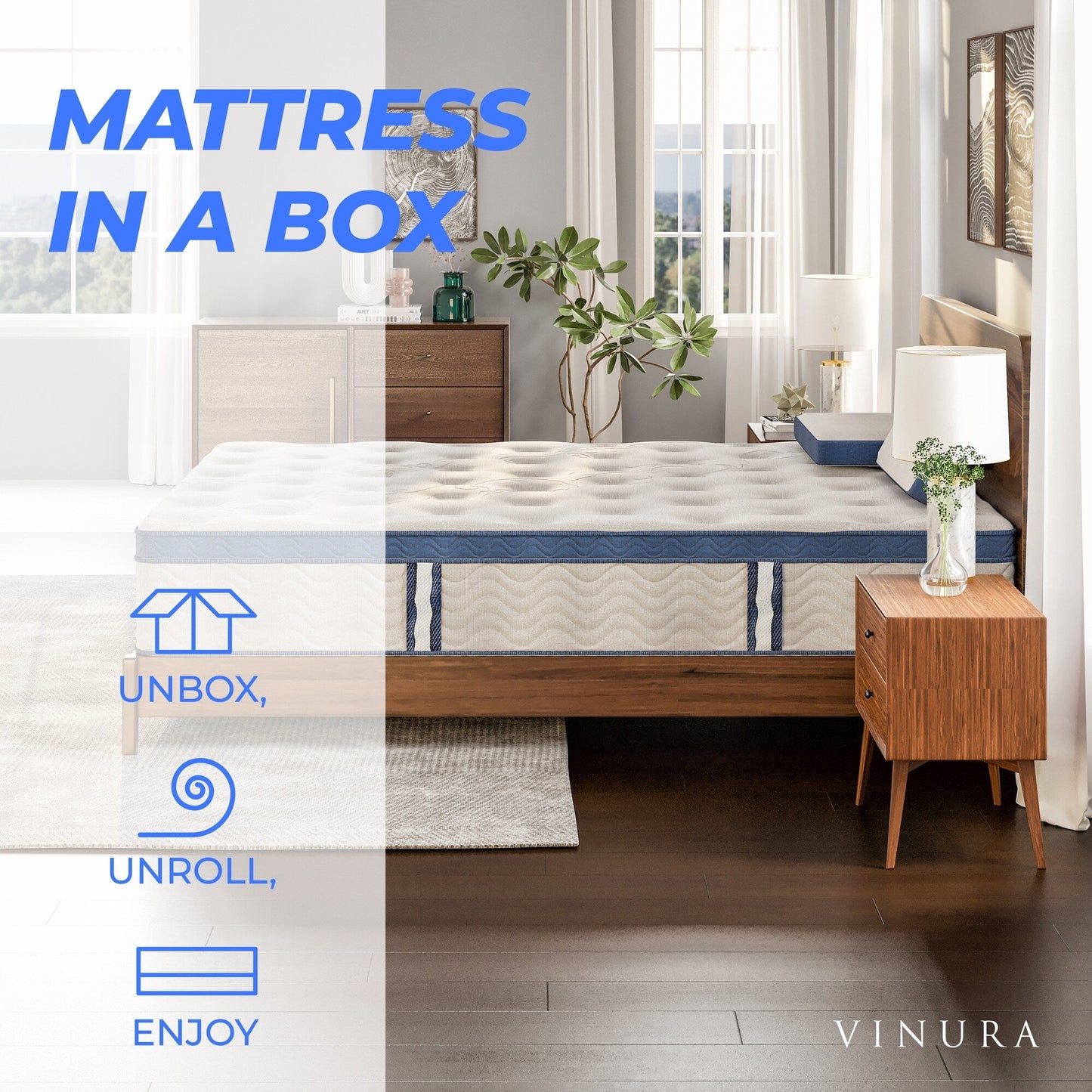 Materasso - Tessuto in memory foam da 12 pollici