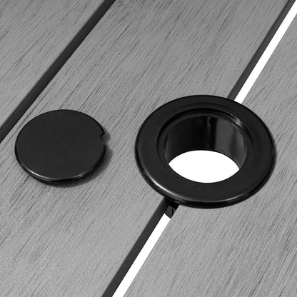 Set da pranzo per esterni VredHom da 9 pezzi con sedie impilabili - Set da 9