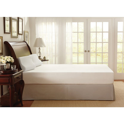 WHITE by Sarah Peyton - Materasso e cuscino king-size in memory foam con supporto tradizionale in peluche da 10 pollici
