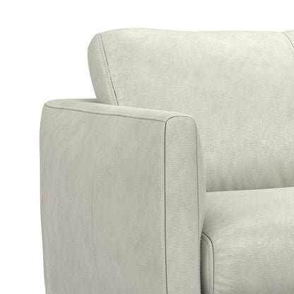 Divano moderno WYNDENHALL Danbury Mid-Century da 81 pollici in vera pelle