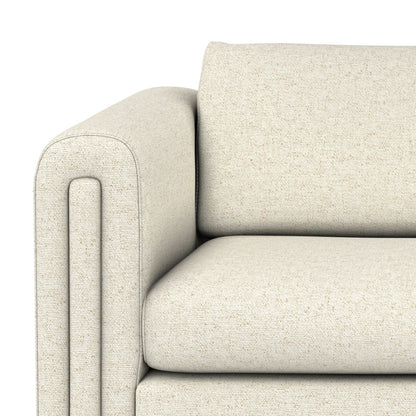 Divano contemporaneo WYNDENHALL Drayton 84 in tessuto tecnico a trama fitta - 84 L x 38 P x 30 A,