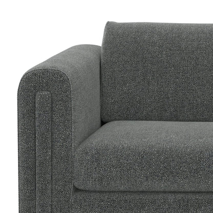 Divano contemporaneo WYNDENHALL Drayton 84 in tessuto tecnico a trama fitta - 84 L x 38 P x 30 A,