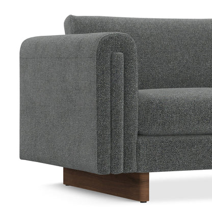 Divano contemporaneo WYNDENHALL Drayton 84 in tessuto tecnico a trama fitta - 84 L x 38 P x 30 A,