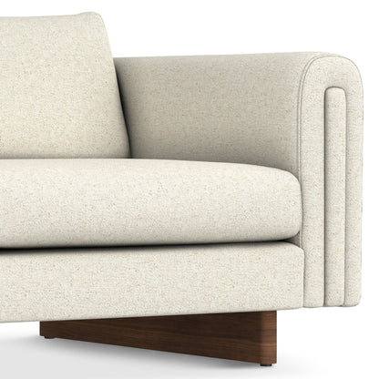 Divano contemporaneo WYNDENHALL Drayton 84 in tessuto tecnico a trama fitta - 84 L x 38 P x 30 A,