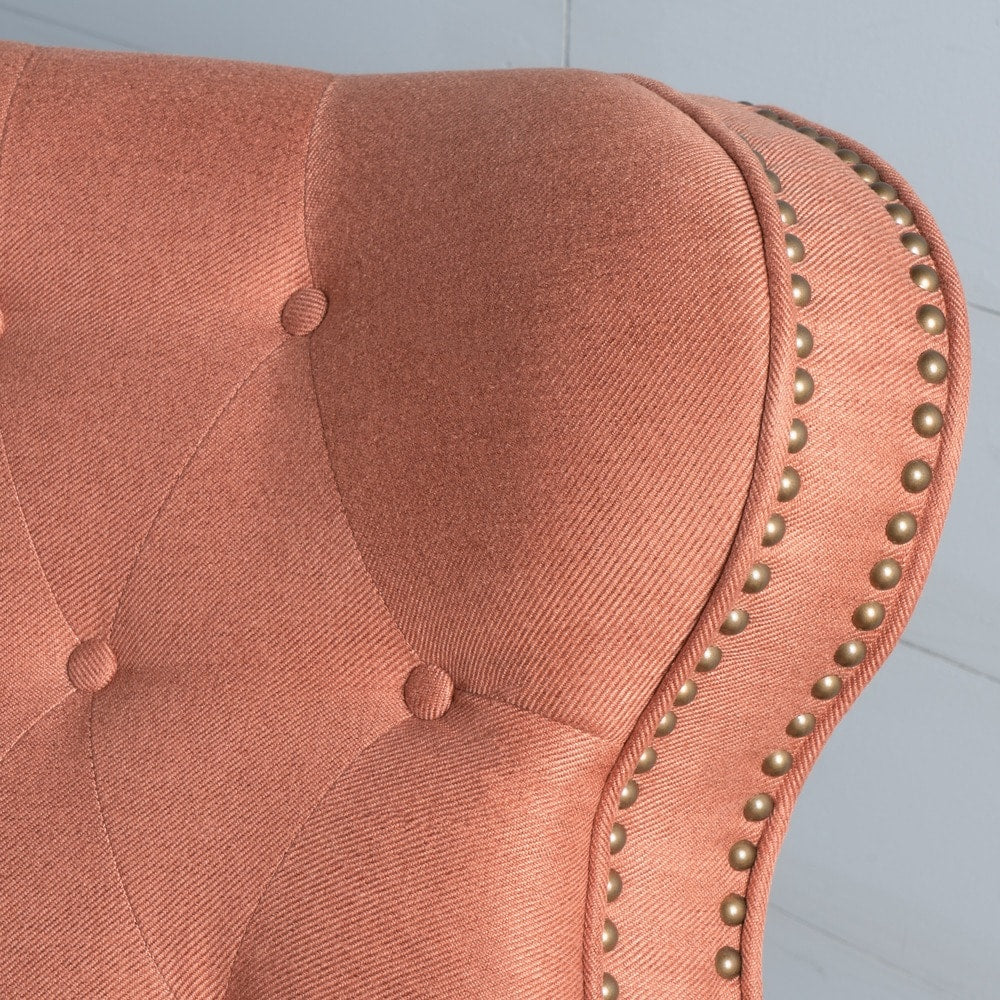 Poltrona reclinabile in tessuto con borchie trapuntate Walder di Christopher Knight Home